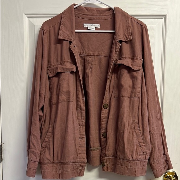 In Every Story Women's Brown Jacket - Picture 1 of 5